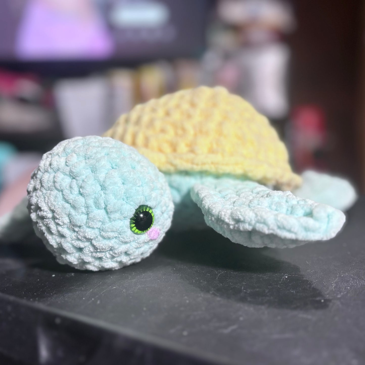 Pastel Jazzy Sea Turtle